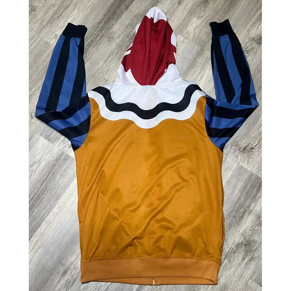 Mens Scary Clown‎ Bioworld Costume Full Zip Hoodie Sweatshirt